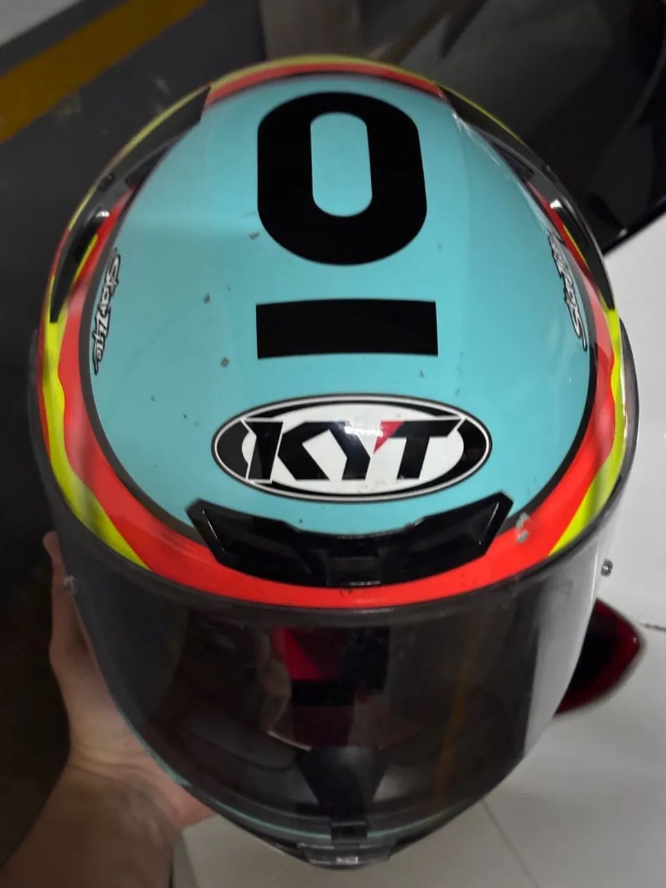 Capacete KYT TT Leopard - Foto 5