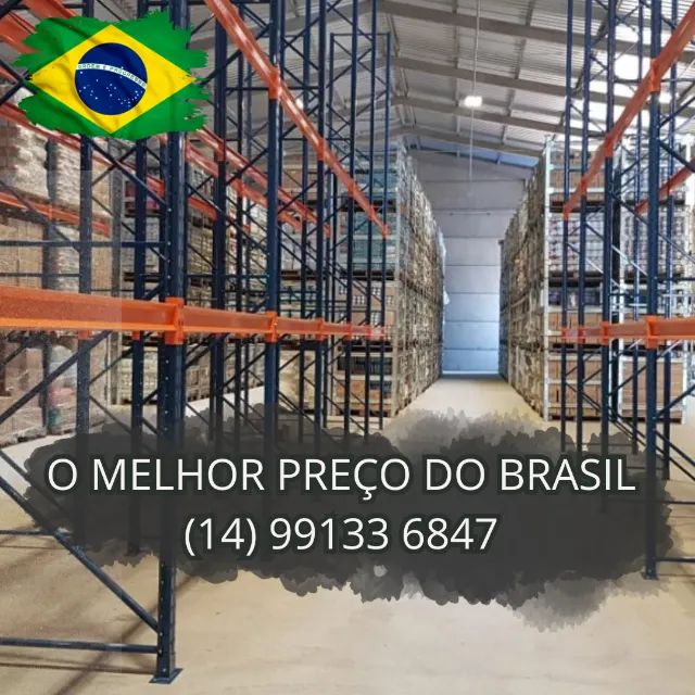 Porta palete estruturado para venda e locação