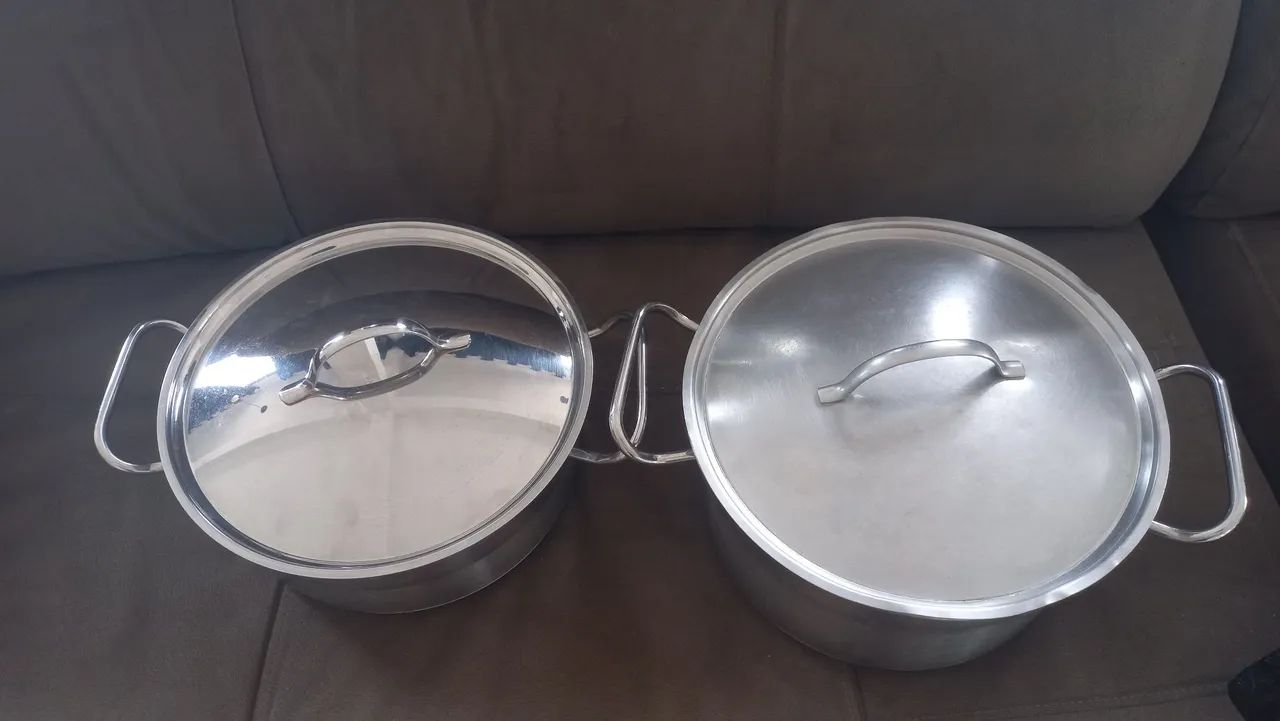 Jogo de Panelas de Aço Inox - 4 Peças - Foto 3