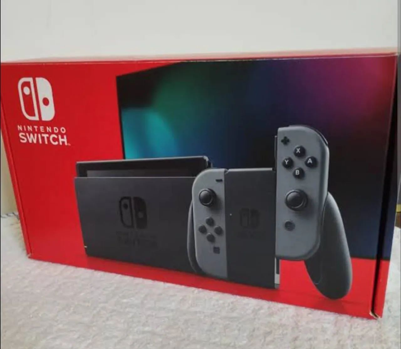 Nintendo Switch V2 de 32GB + 64GB de SD Completo (Semi novo