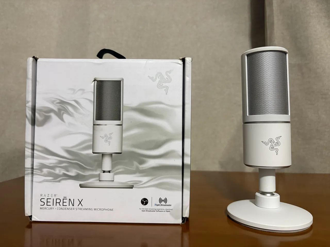 Microfone Razer Seiren X Branco (Importado) - Foto 2