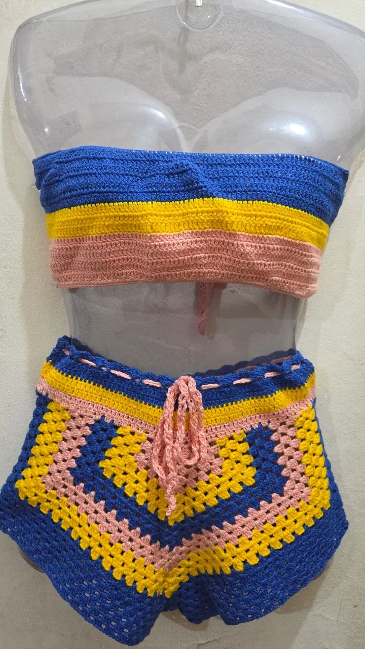 Conjunto de crochê  - Foto 4