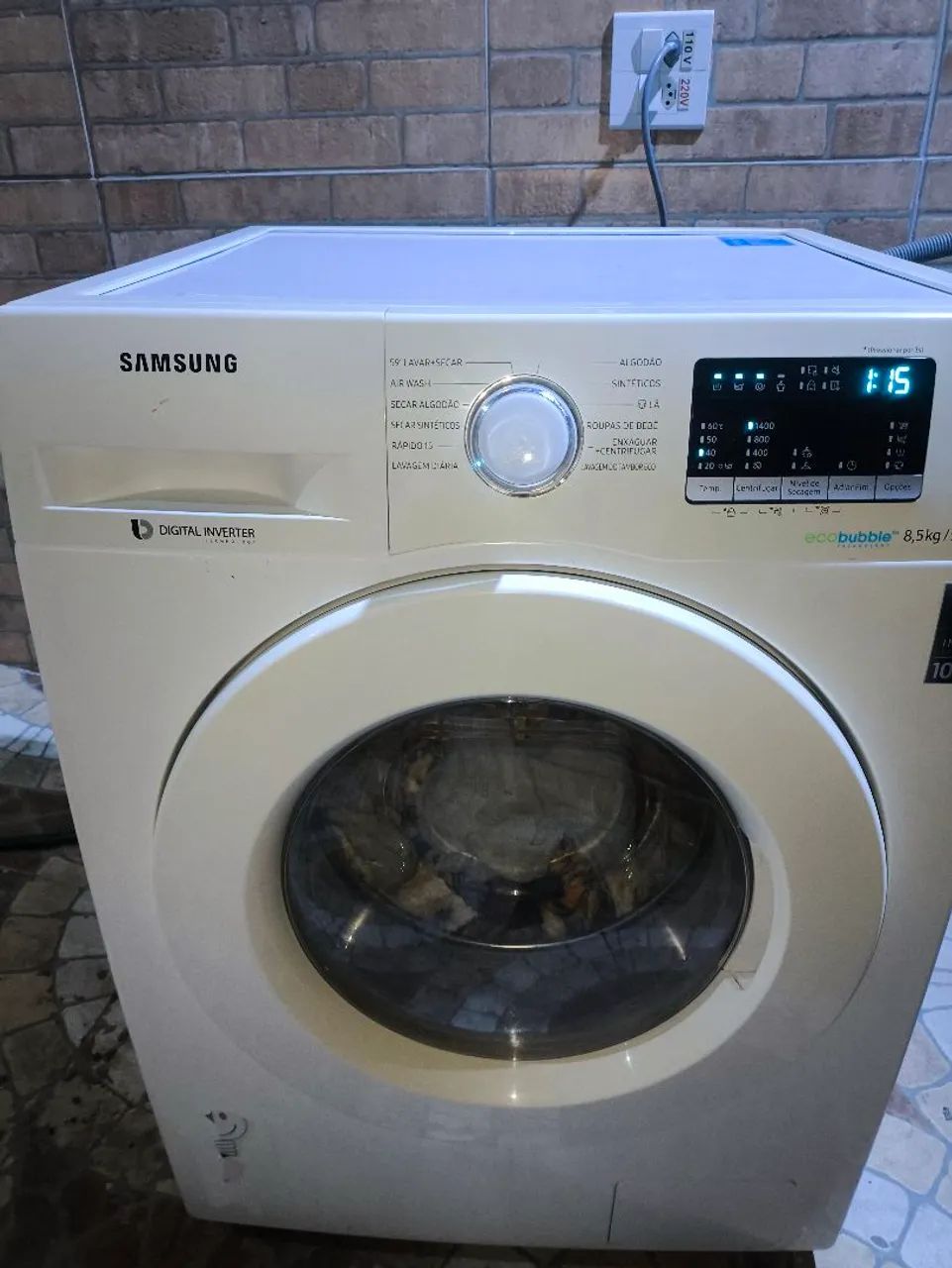 Máquina de Lavar e Secar Samsung 8,5kg EcoBubble