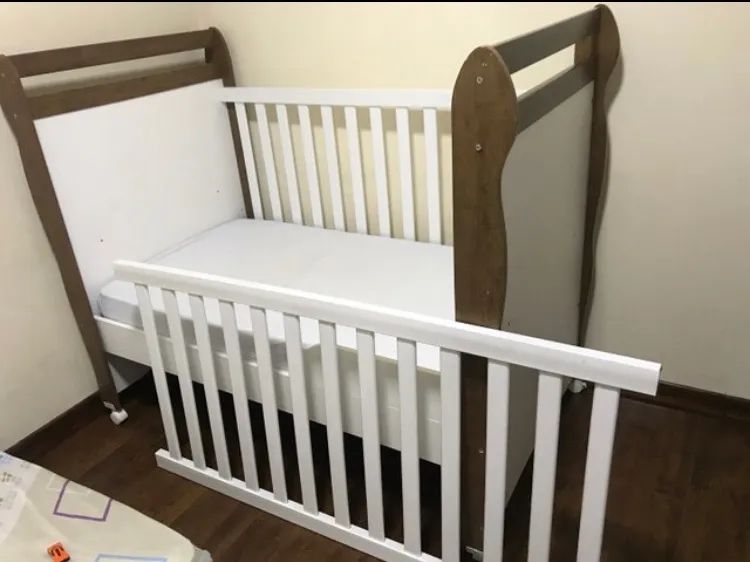 Berço + Colchão Grão de Gente (semi-novo) - Foto 2