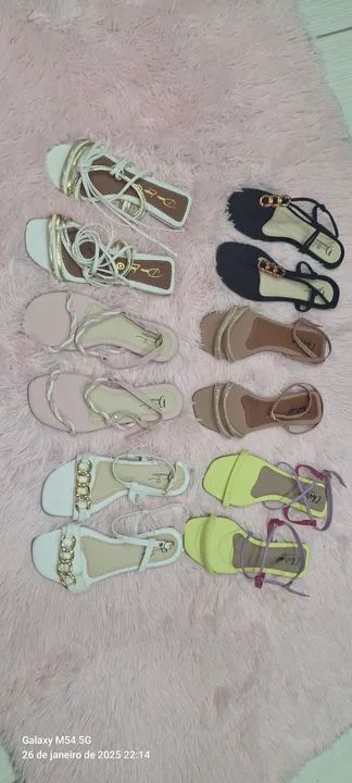 Sandálias Femininas Diversas Cores