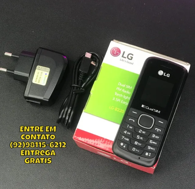 Celular de Botão LG Rural - Entrega Rápida 