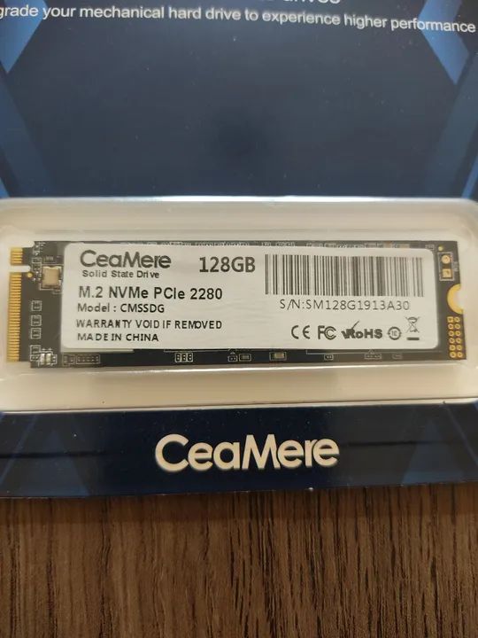 SSD M2 NVME 128gb CeaMere (Novo) - Anápolis  - Foto 2
