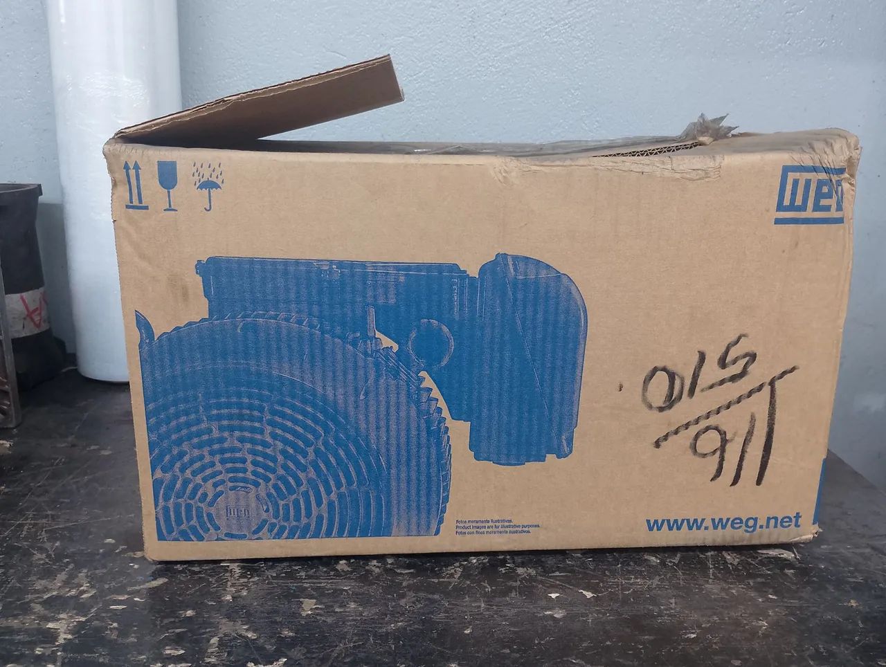 Vendo Motor trifásico Weg w22 moto-freio 3 cv 1700 rpm modelo 90  - Foto 4