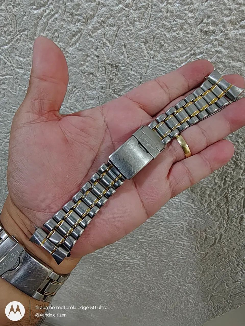 Pulseira de Relógio Citizen DM co22 ouro original  - Foto 2