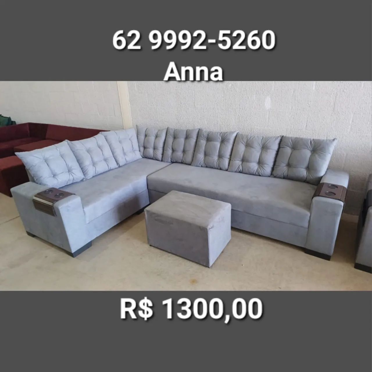 Sofás ? com PUFF de brinde 