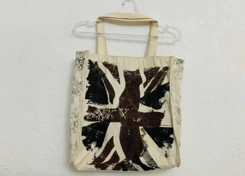 Hand Bag / Sacola Pano John John Estampada Bom Estado Usado - Foto 4