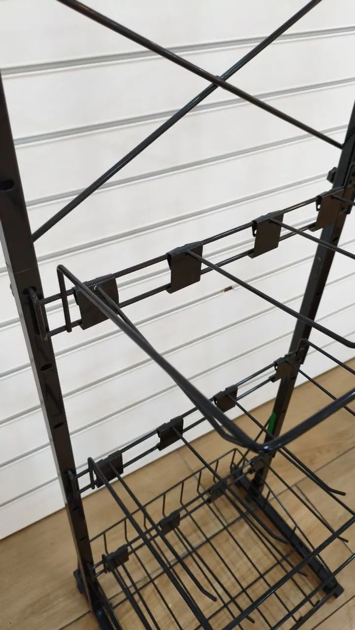 Expositor de ferro de loja ganchos  - Foto 4