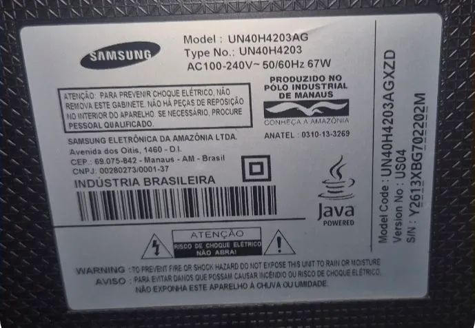 TV Smart Samsung 40 Polegadas LED (Funcionando Perfeitamente) - Foto 3
