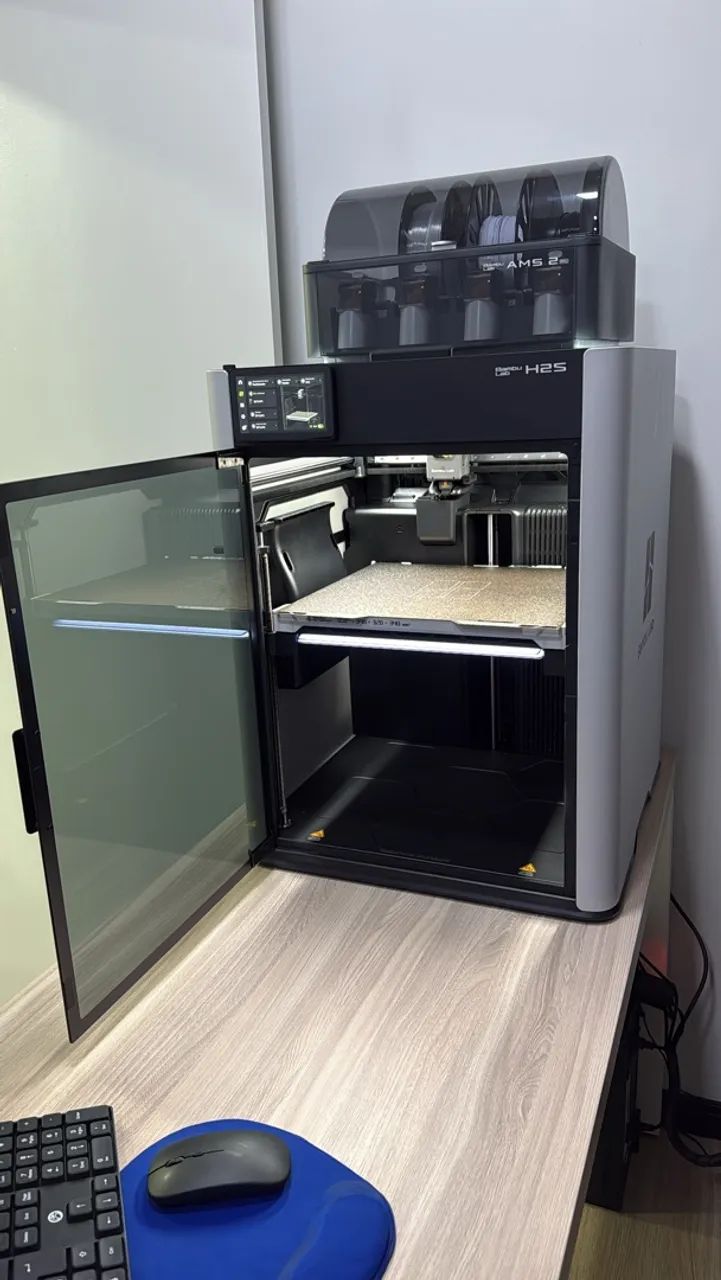 Impressora 3D BambuLab H2S completa e zerada! - Foto 2