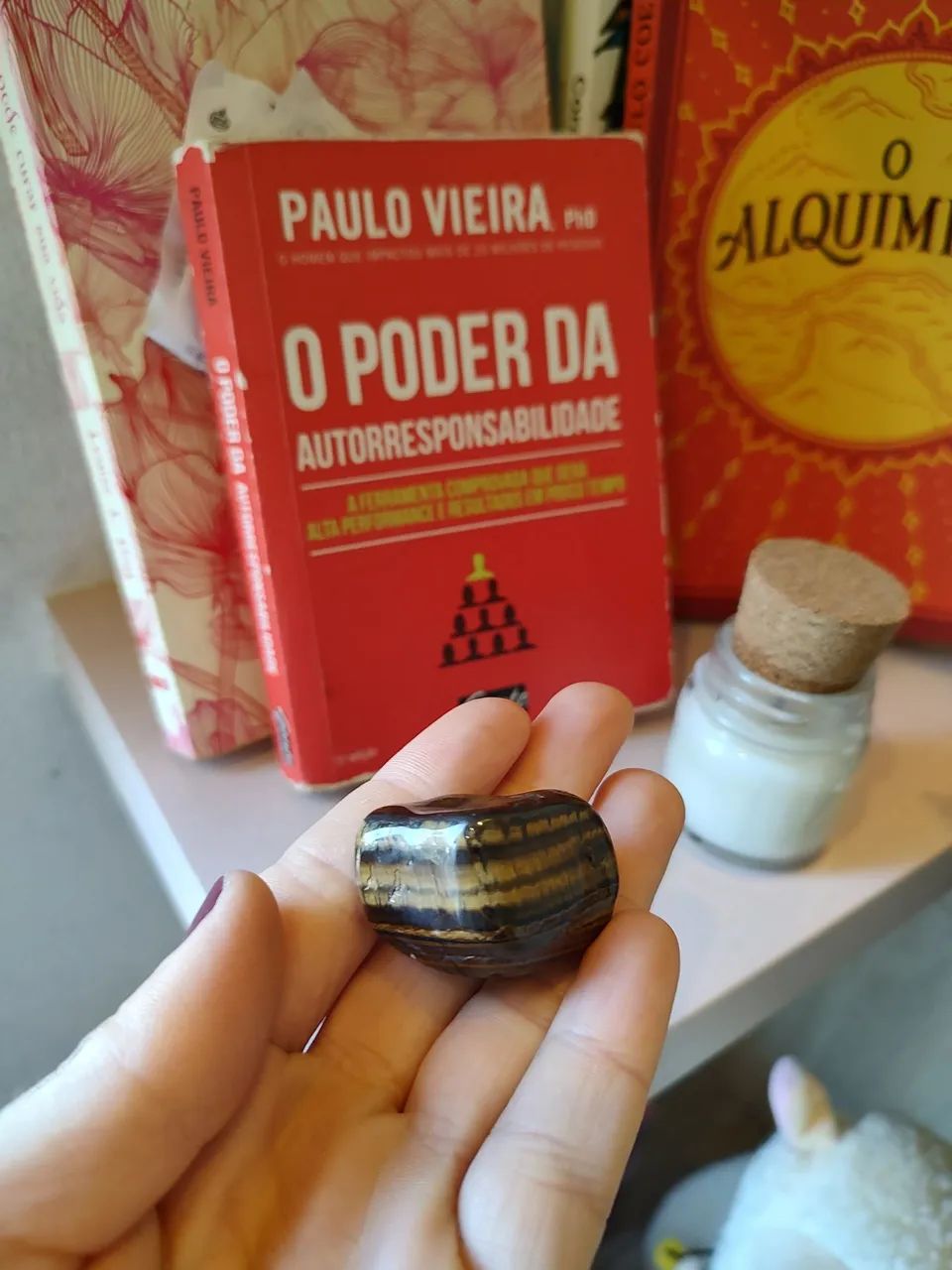 Kit Energia, Proteção e Equilíbrio  Granada, Olho de Tigre e Quartzo Azul 25,00 - Foto 3