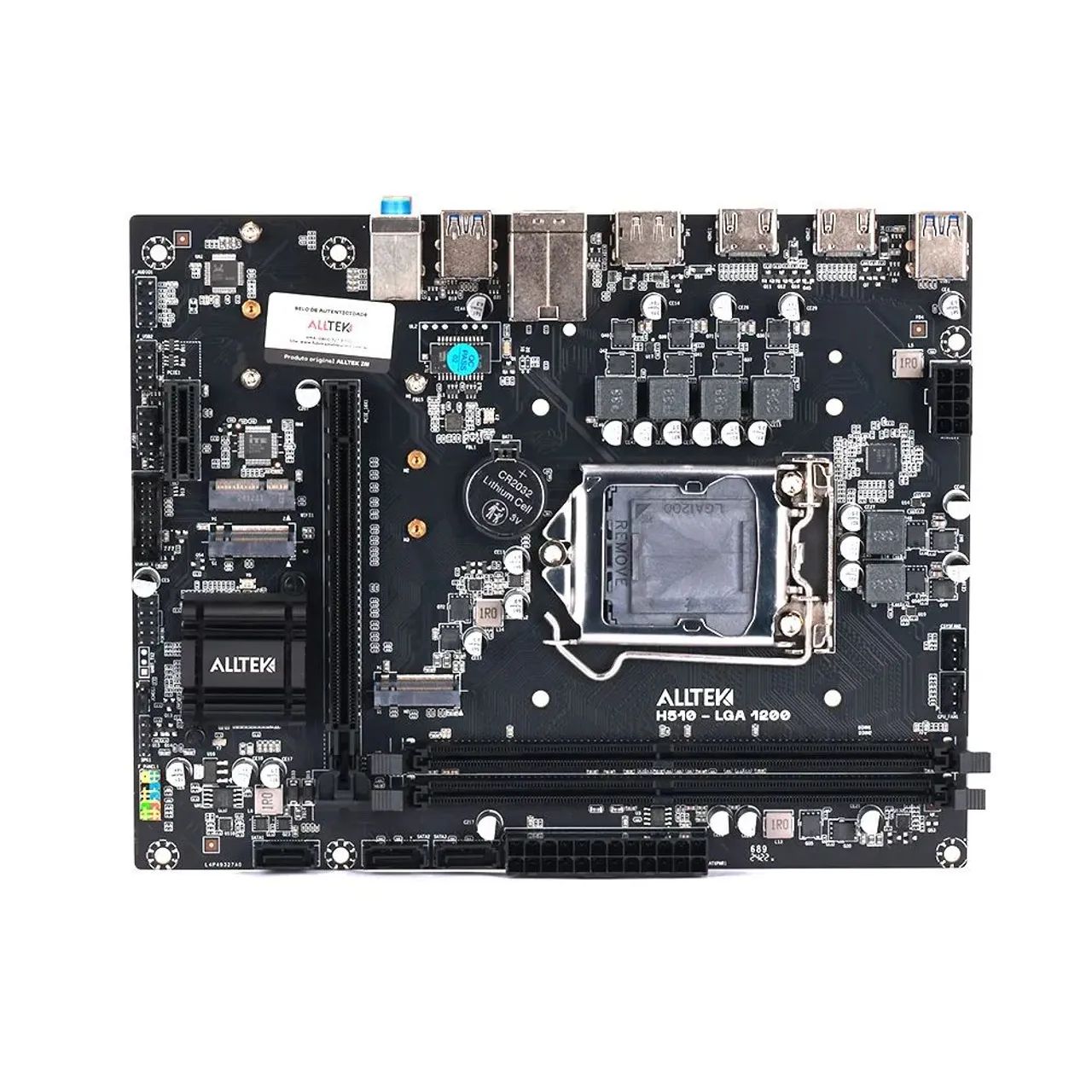 Placa Mãe Alltek, Express Chipset Intel H510, LGA 1200, ATX DDR4 - NOVA - Foto 2