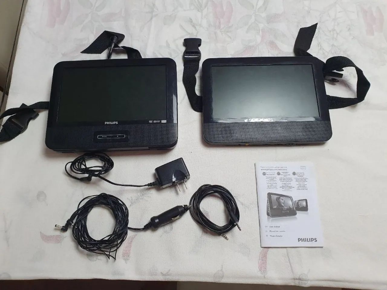 DVD Portátil veicular 2 telas