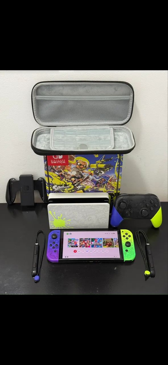 Switch Oled Splatoon 3 Desbloqueado  - Foto 2