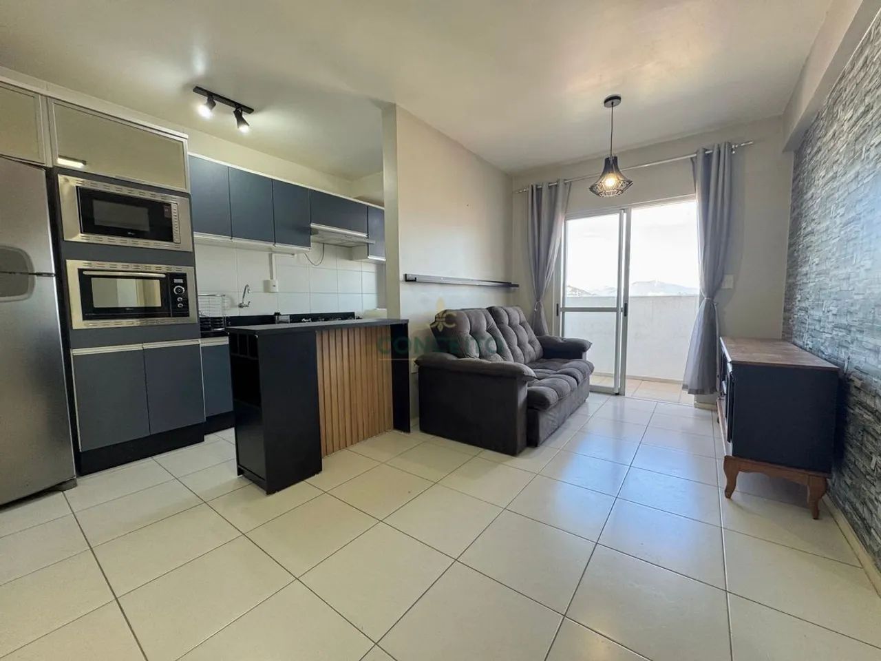 Apartamento Mobiliado com 02 Dormitórios em Areias - Conforto, Leveza e Praticidade - Foto 2