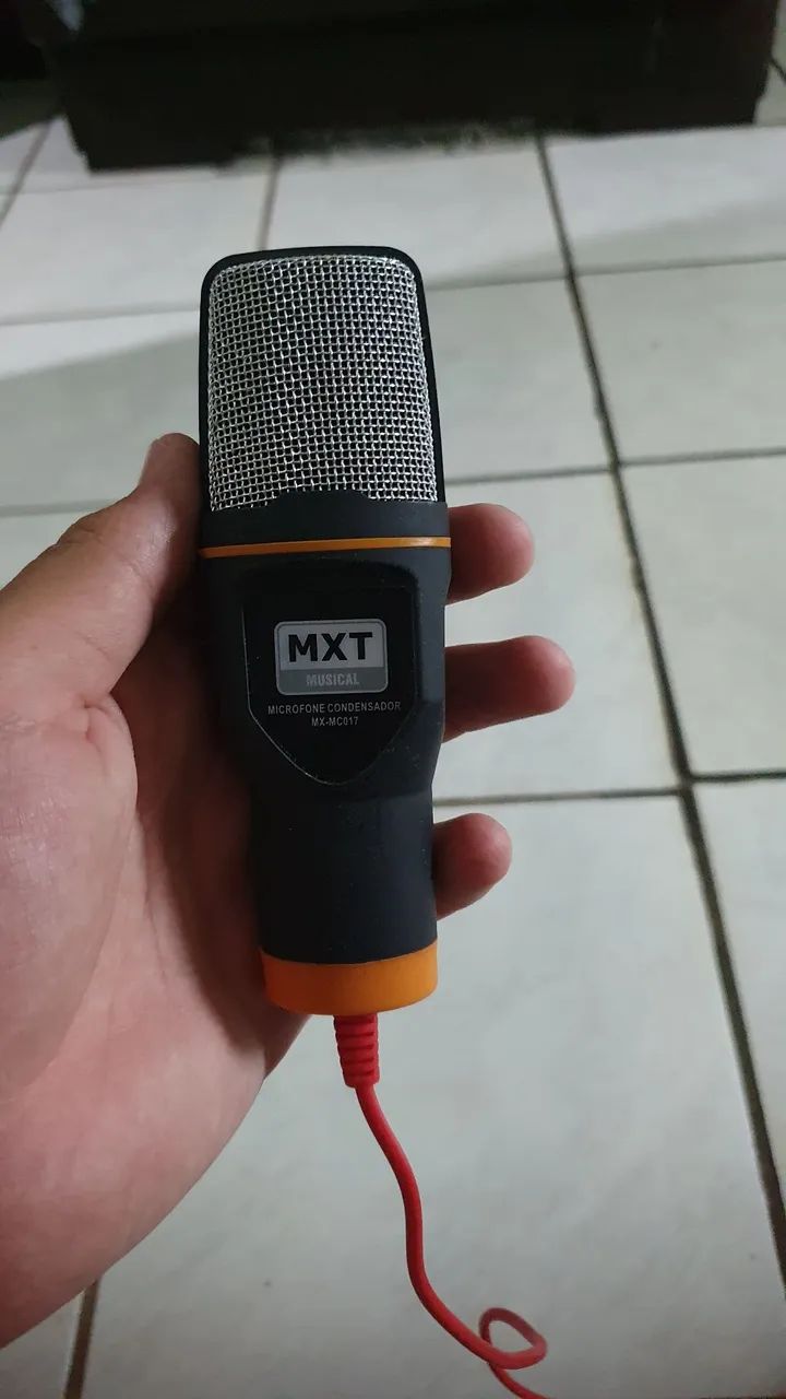 Vende-se Microfone MTX musical, áudio perfeito. Pouco usado!