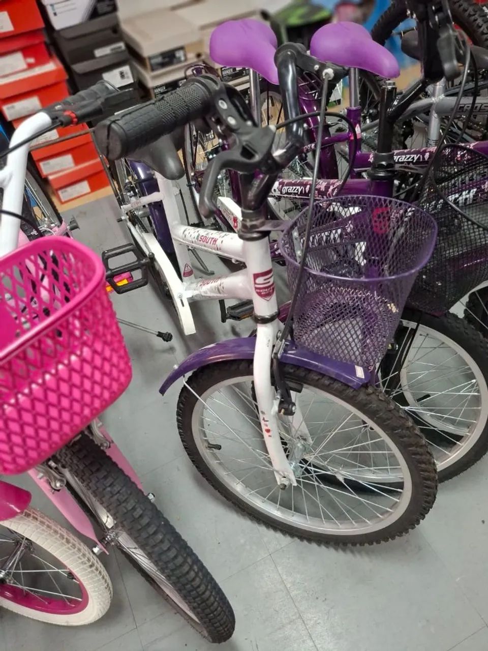 Bicicleta Infantil aro 20 Souht Cissa Branca - Foto 3