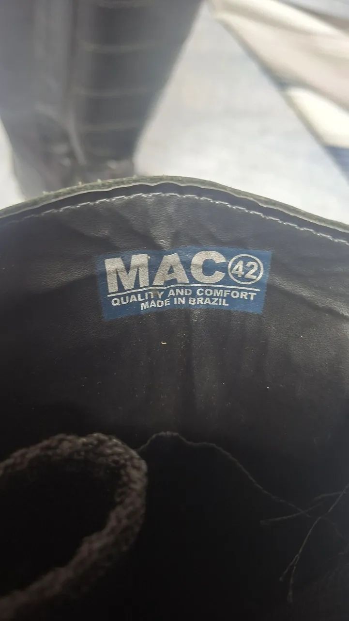 Bota MAC 42 Cano Alto Motociclista - Foto 2