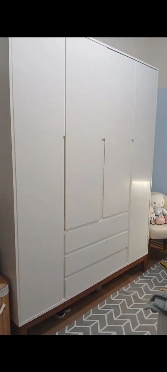 Guarda roupa Elfe 4 portas 3 gavetas  - Foto 3