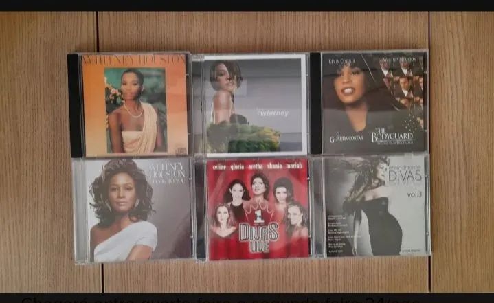 Whitney Houston e Divas Coleção de CDs Originais!
