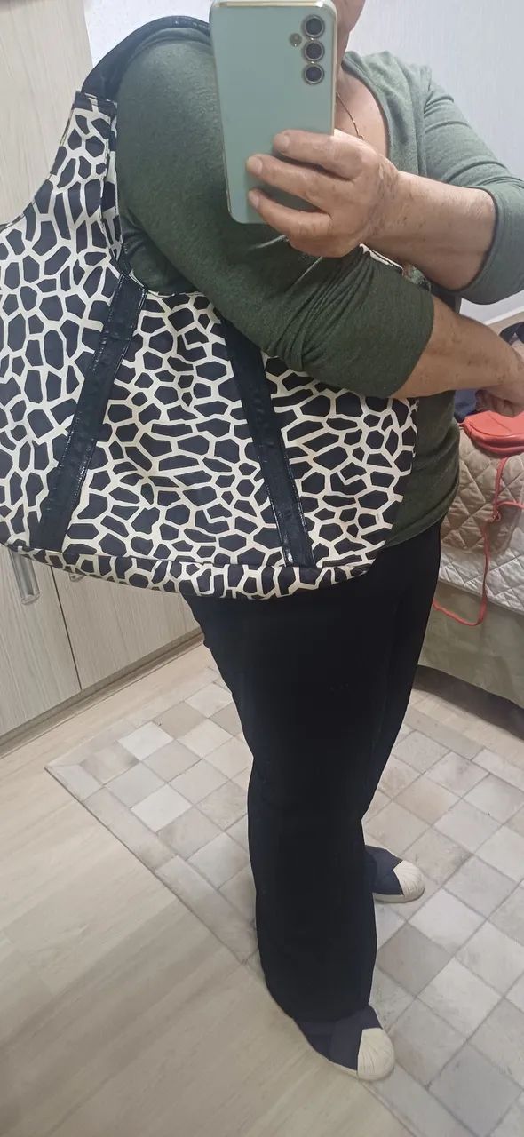 Bolsa grande animal print - Foto 4
