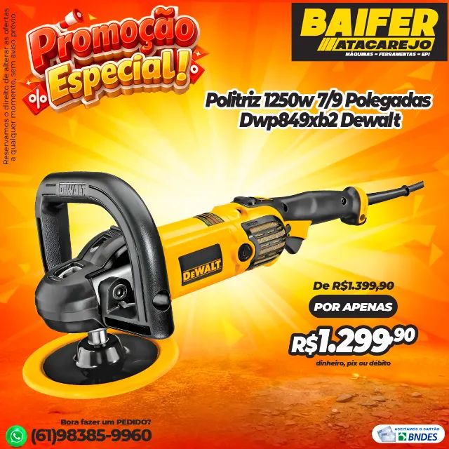 Politriz 1250w 7/9 Polegadas Dwp849xb2 Dewalt