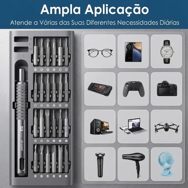 Kit Mini Chaves de Precisão 25 em 1 para Celular, Notebook e Eletrônicos - Foto 2