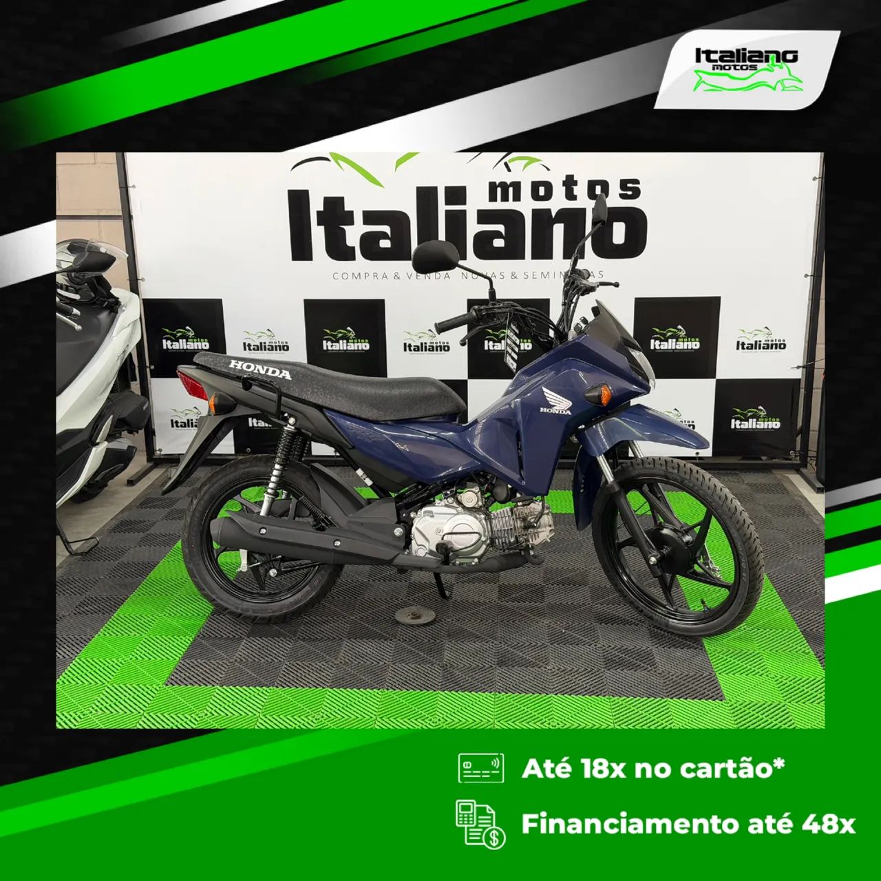 HONDA POP 110 ES 2027 ZERO E EMPLACADA  - Foto 3