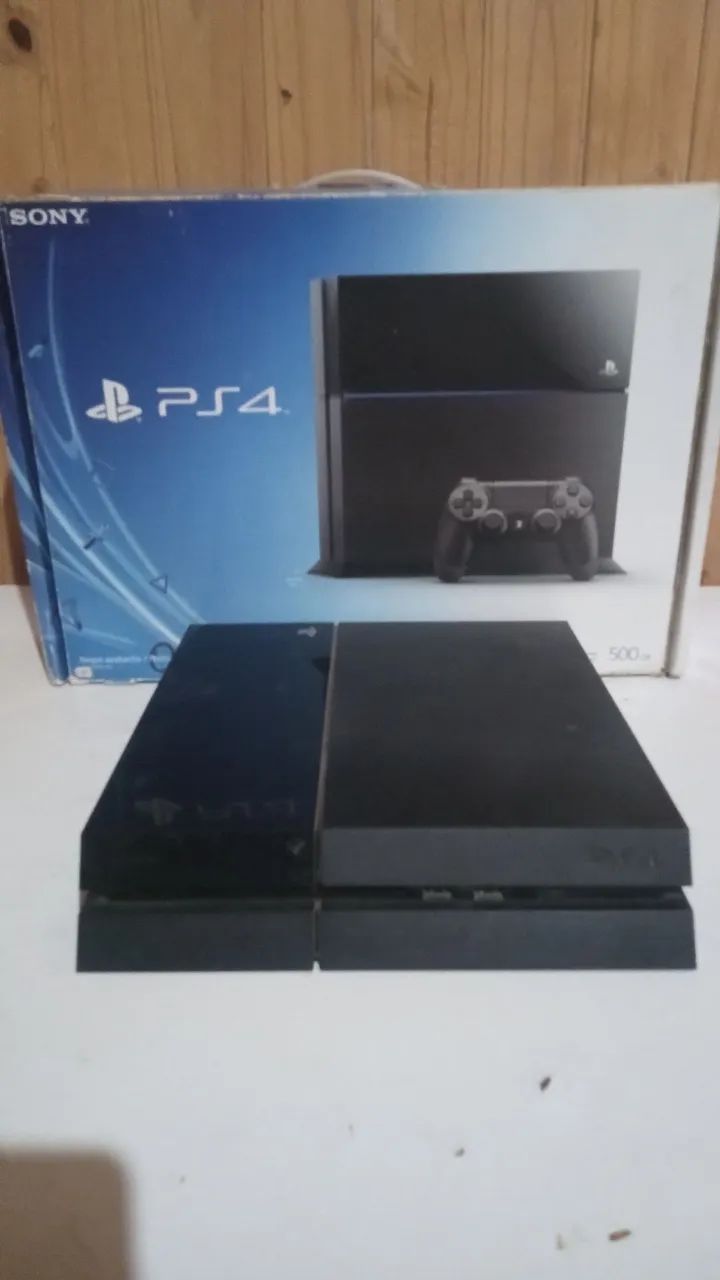 Playstation 4 500gb 3 controles originais com 7 jogos mídia física 