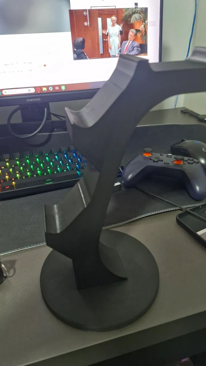 Suporte para controle e Headset