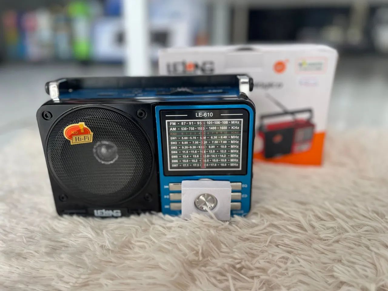 Radio retrô am fm bluetooth pendrive presente ou decoração 