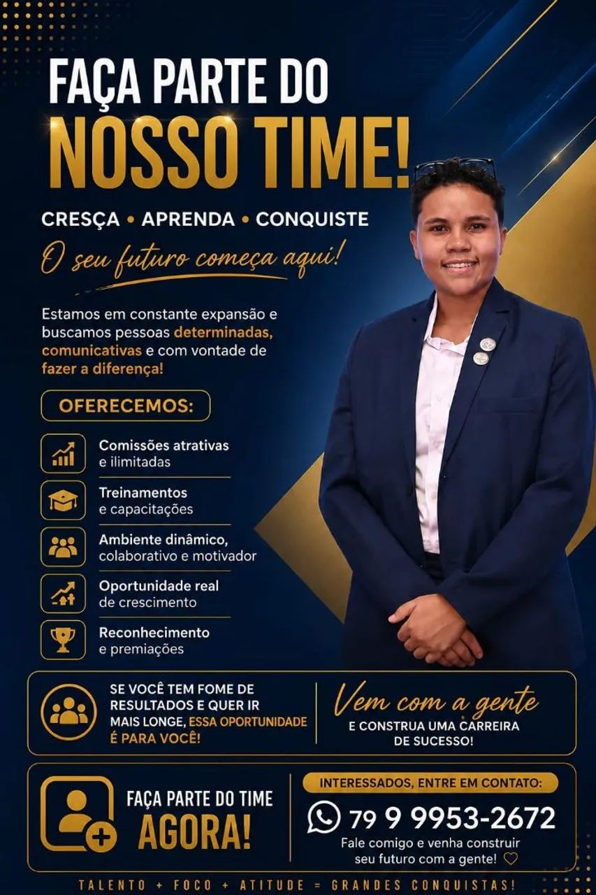 VAGA DE VENDEDOR INTERNO 