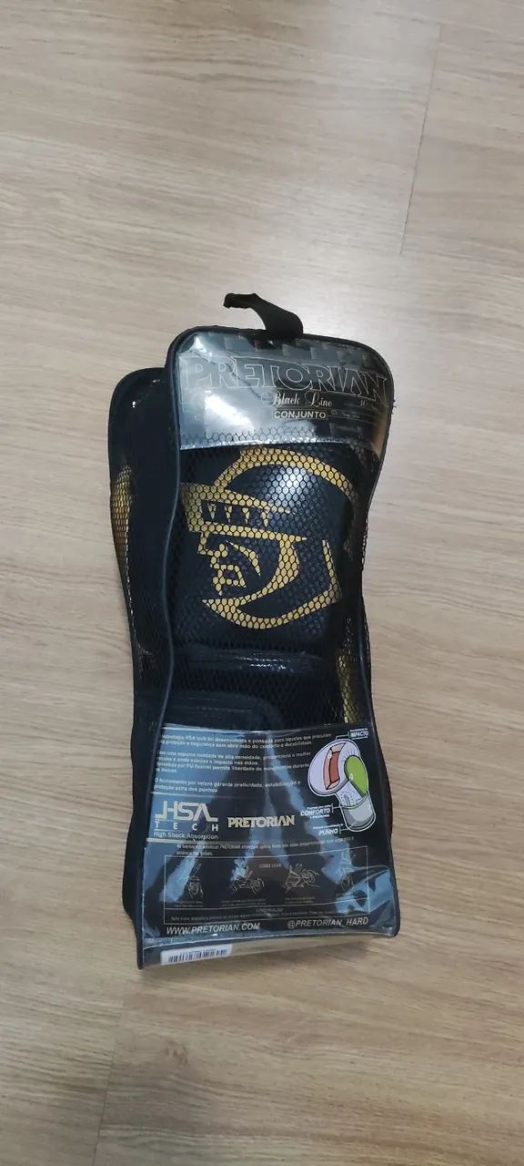 Luva de boxe Pretorian Black Line 12 oz - Foto 3