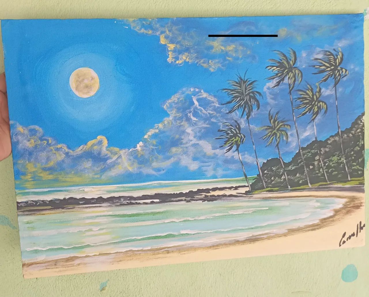 Quadro feito a mão 