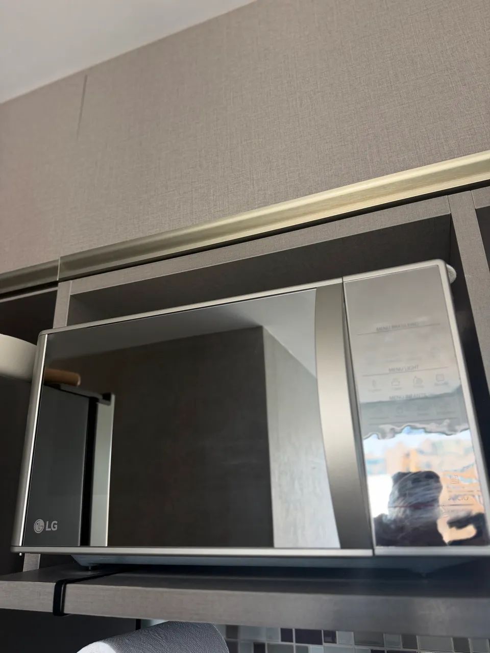 Microondas prata LG