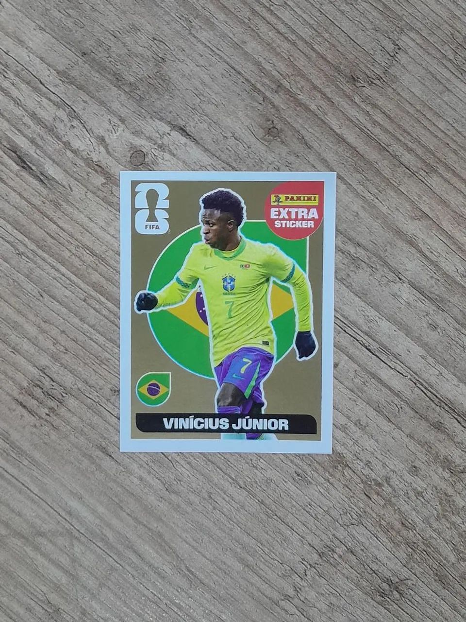 Figurinha Legend Vinícius Júnior Gold