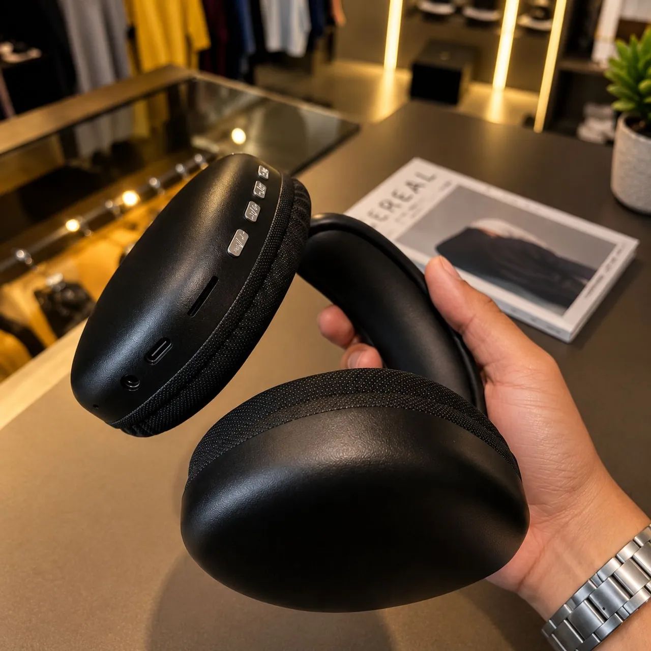Fone Bluetooth P9 - Som e Estilo Novo Na Caixa - Foto 5
