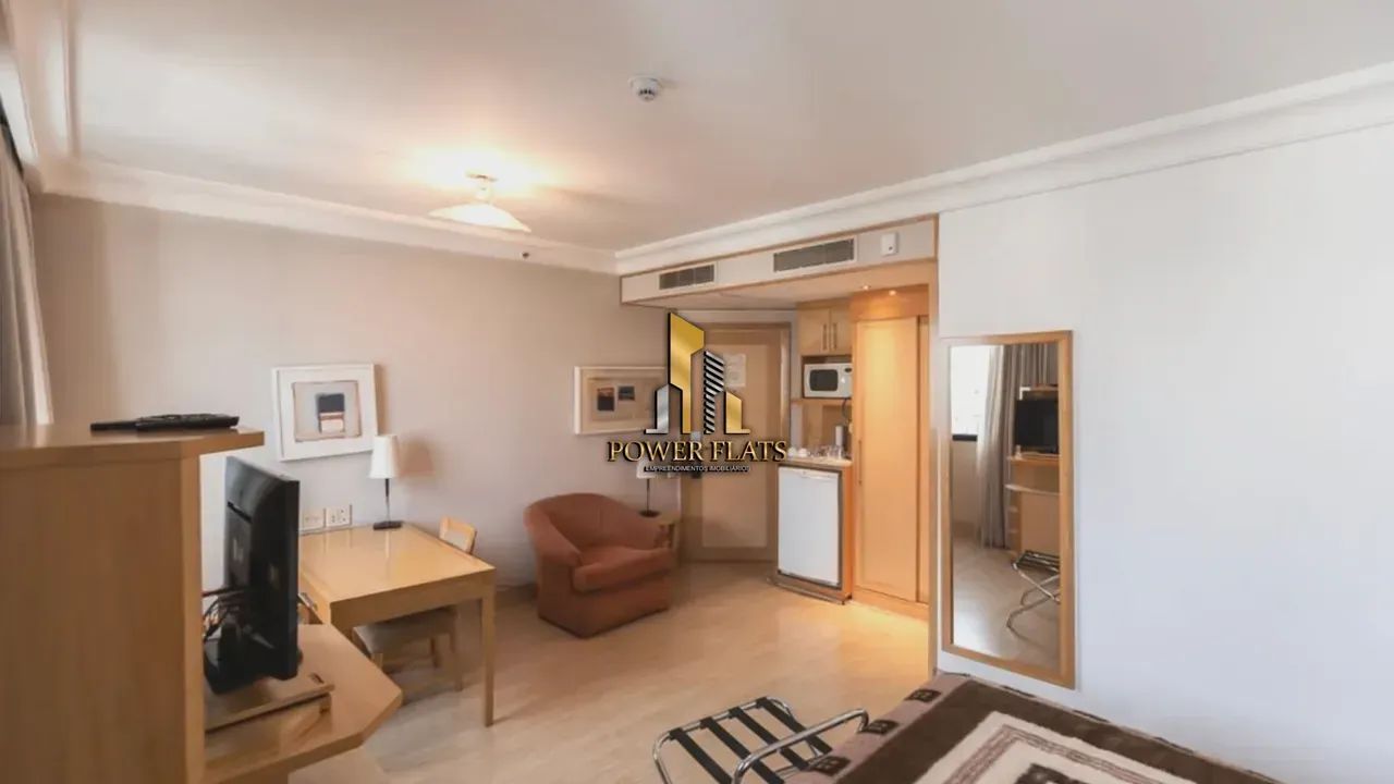 Flat mobiliado para locação em Higienópolis com 30m², 1 dormitório e pronto para morar - Foto 3