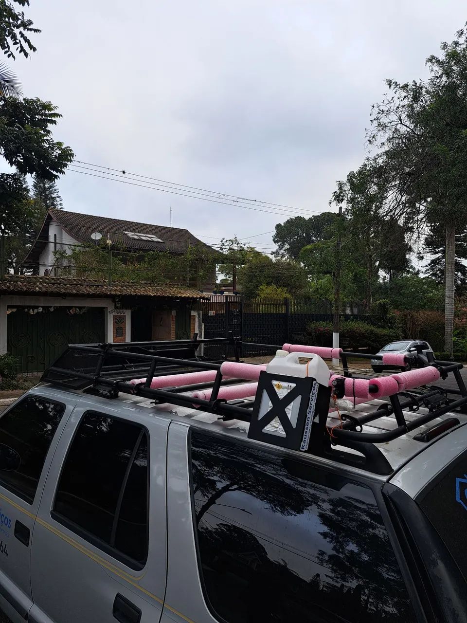 Rack para teto Chevrolet Blazer 4,3 com 5 Barras de LED  - Foto 2