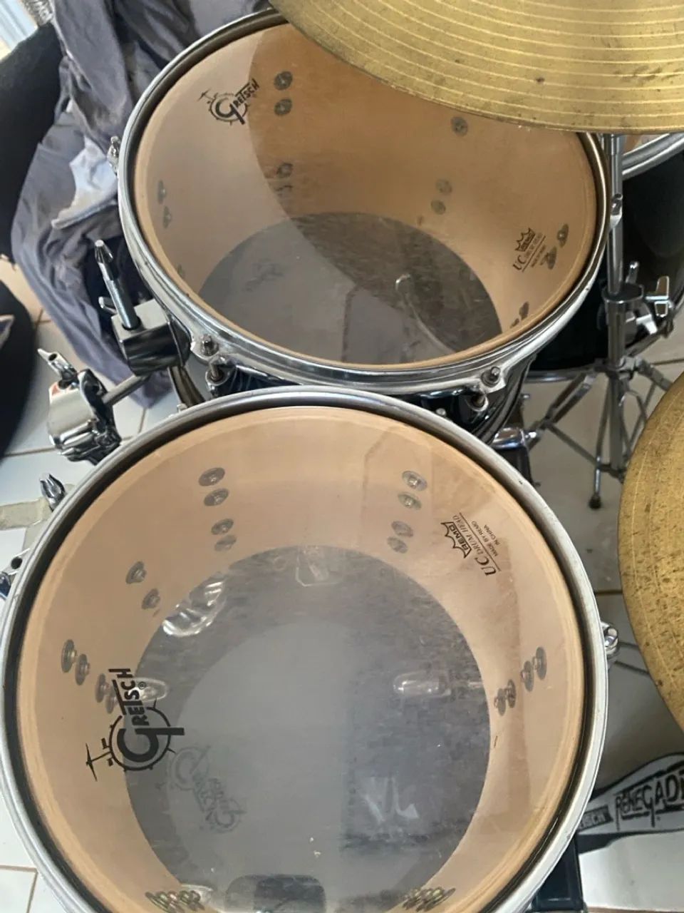 Bateria Gretsch Preta 20 - Foto 3