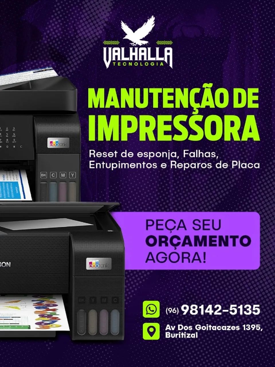 Manutenção Em Impressoras Epson
