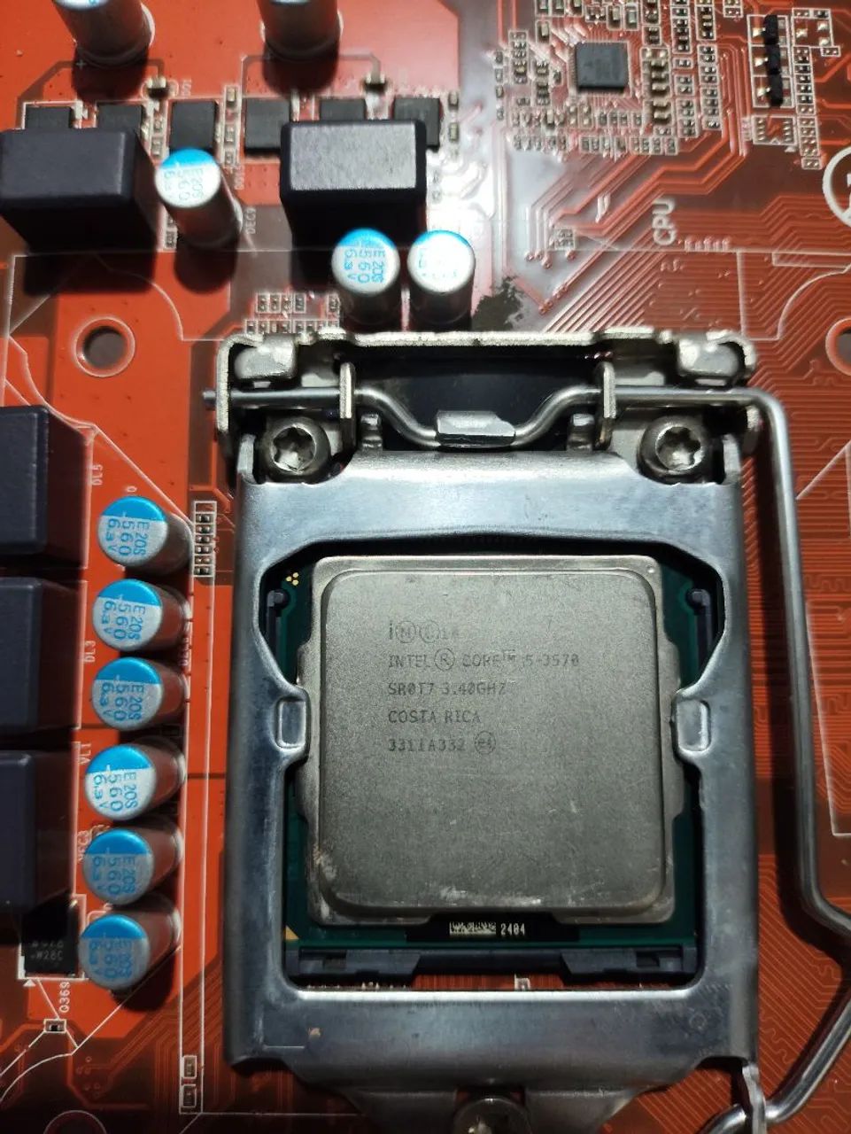 Kit 1155 Placa mãe ST4273 + i5 3570 + 4gb de ram - Foto 2