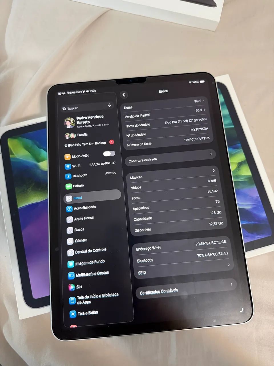 iPad Pro 11? de 2ª Geração de 128Gb - Foto 5