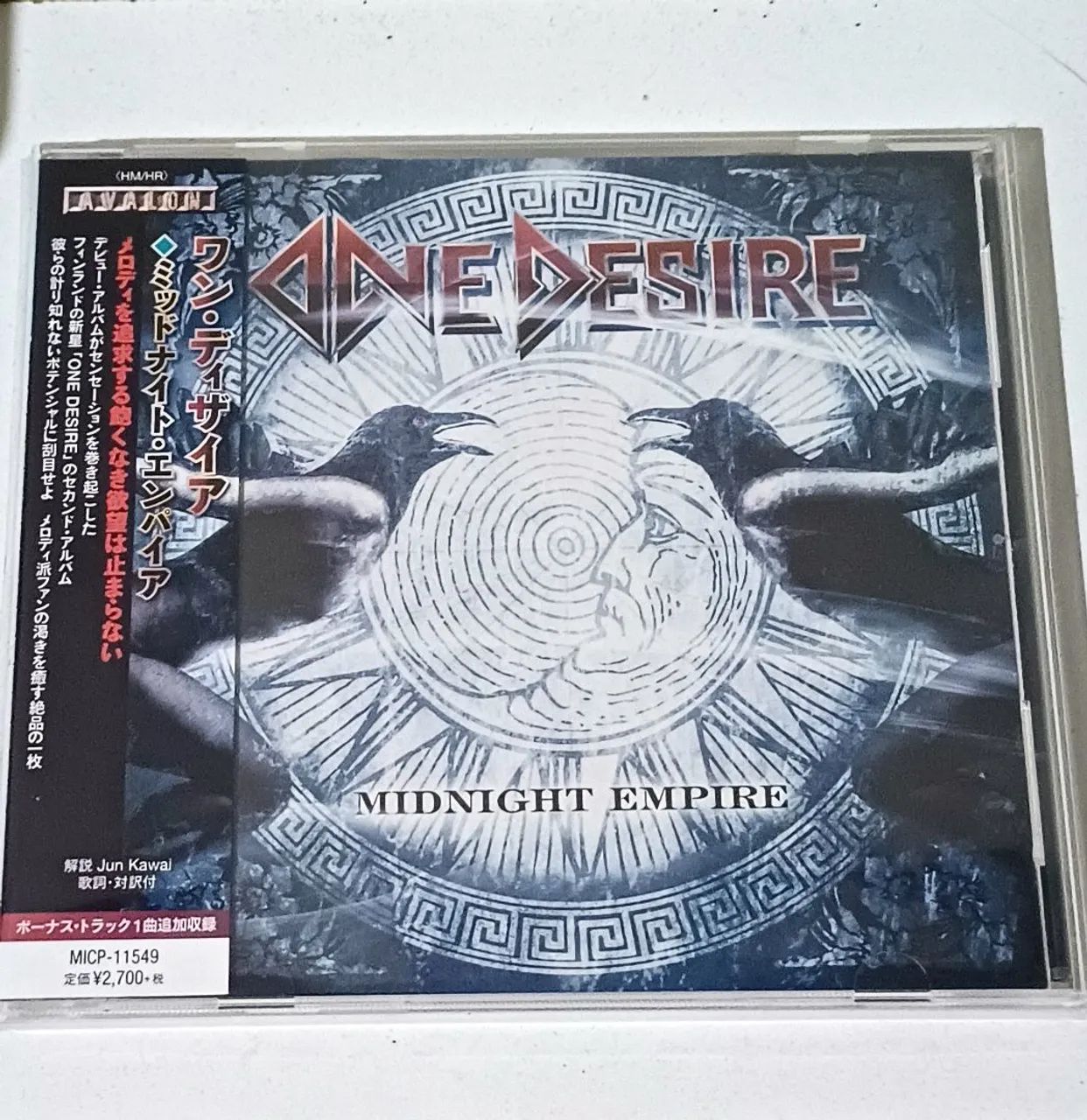 CD One Desire  - Midnight Empire japonês. 