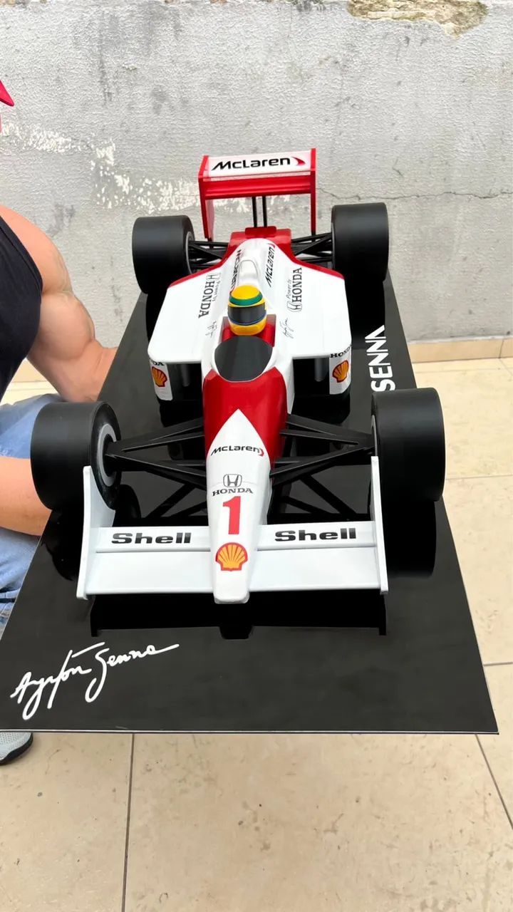 FÓRMULA 1 MP4 AYRTON SENNA DECORATIVA  - Foto 4
