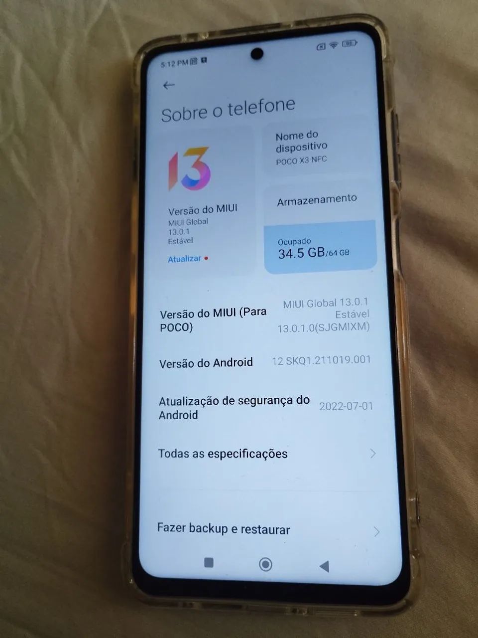 Celular Poco X3 nfc 64gb  - Foto 3